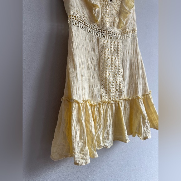 Francesca's Collections Yellow Mini Dress - Picture 2 of 7